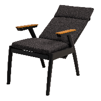 Tuinstoel Florence Alu - zwart