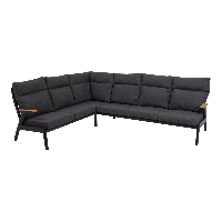 Loungehoekset Florence Alu - antraciet