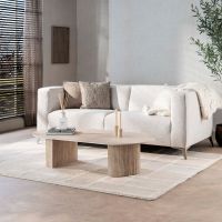Fraaai Dexter salontafel ovaal 135 cm keramiek - beige