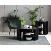 Denzel ronde salontafel - ø85 cm - zwart