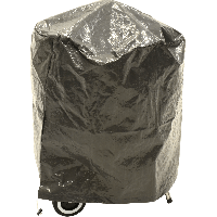 Beschermhoes BBQ rond - grijs