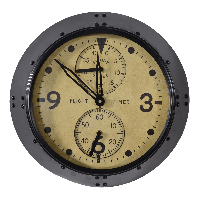 Durham wandklok ø46x10cm