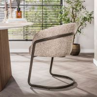 Fraaai Robina armstoel - hoven zand