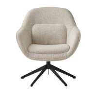 Nordic Home Mikkel draaibare fauteuil - wit