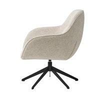 Nordic Home Mikkel draaibare fauteuil - wit