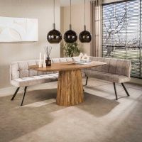 Fraaai Walter hoekbank rechts - zand/bruin