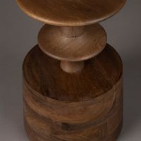 Dutchbone Cath bijzettafel - walnoot