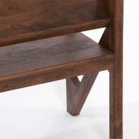 Yuki bijzettafel 119x41x80 cm hout/glas van het woonmerk Light&Living