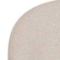 Nøra Jenna draaistoel | zwart metaal onderstel | stof Apia - zand