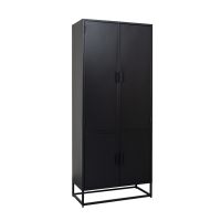 Label51 Luff hoge kast 80x40x190 cm zwart