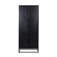 Label51 Luff hoge kast 80x40x190 cm zwart