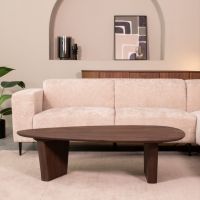 Wow salontafel mangohout 135 cm - espresso