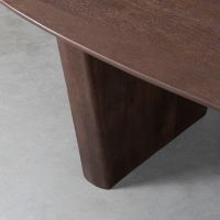Wow eettafel mangohout 300x130 cm - espresso