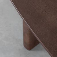 Wow bijzettafel mangohout 135 cm - espresso