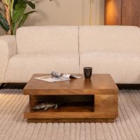 Label51 Square salontafel mangohout 80 cm