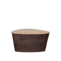 Label51 Ravi salontafel mangohout 70x50x37 cm - espresso