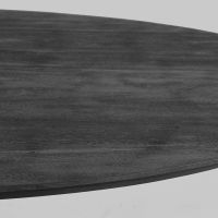 Label51 Otto eetkamertafel mangohout ø130 cm - zwart