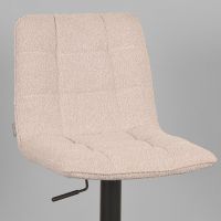 Juul barkruk verstelbaar 88-113 cm stof - naturel