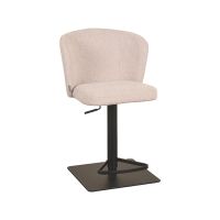 Label51 Wave barkruk verstelbaar 85-110 cm stof - naturel