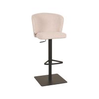 Label51 Wave barkruk verstelbaar 85-110 cm stof - naturel