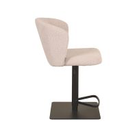 Label51 Wave barkruk verstelbaar 85-110 cm stof - naturel