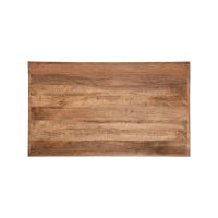 Restaurant/Bartafel Blad Rechthoekig Straight Edge 120x70 cm - naturel