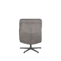 Label51 Alvar fauteuil + hocker - antraciet