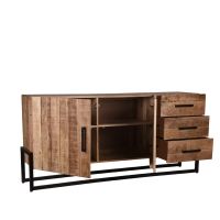 Bolivia dressoir rough mangohout 184 cm
