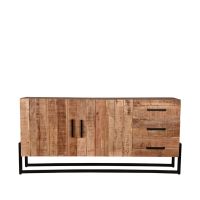 Bolivia dressoir rough mangohout 184 cm