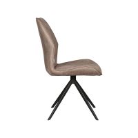 Label51 Comfy eetkamerstoel micro suede - taupe