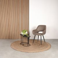 Fer eetkamerstoel micro suède - taupe