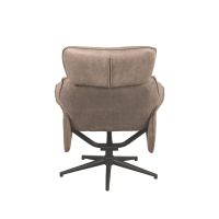 Label51 Verdal fauteuil micro suede - taupe