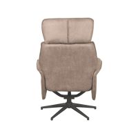 Label51 Verdal fauteuil micro suede - taupe