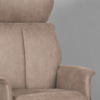 Label51 Verdal fauteuil micro suede - taupe