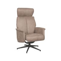 Label51 Verdal fauteuil micro suede - taupe