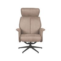 Label51 Verdal fauteuil micro suede - taupe