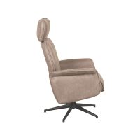 Label51 Verdal fauteuil micro suede - taupe