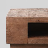 Label51 Square salontafel 80x80x30 cm - espressso mangohout