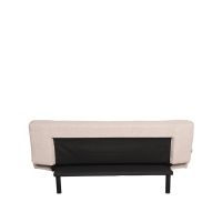 Label51 King slaapbank bouclé - naturel/zwarte poot