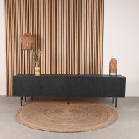 Cotia tv-meubel 220x40x60 cm - zwart