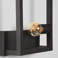 Label51 Quadrato wandlamp 20x10x40 cm metaal zwart
