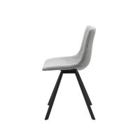 Nordic Home Ronan eetkamerstoel stof - lichtgrijs