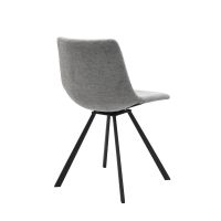 Nordic Home Ronan eetkamerstoel stof - lichtgrijs