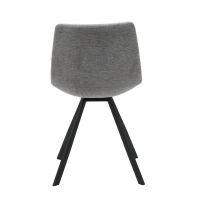 Nordic Home Ronan eetkamerstoel stof - lichtgrijs