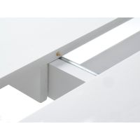 Kelly ronde uitschuif eetafel Ø120-167 cm - wit