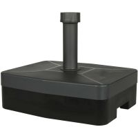 Parasolvoet kunststof vulbaar donkergrijs 40 kg