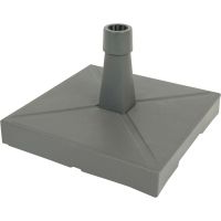 Parasolvoet beton gevuld donkergrijs 20 kg