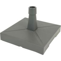 Parasolvoet beton gevuld donkergrijs 30 kg