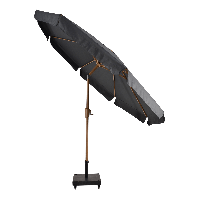 Parasol Libra houtlook Ø3mtr - grijs