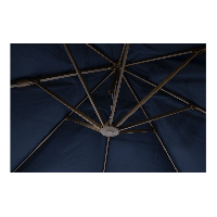 Zweefparasol VirgoFlex houtlook 3x3mtr - grijs